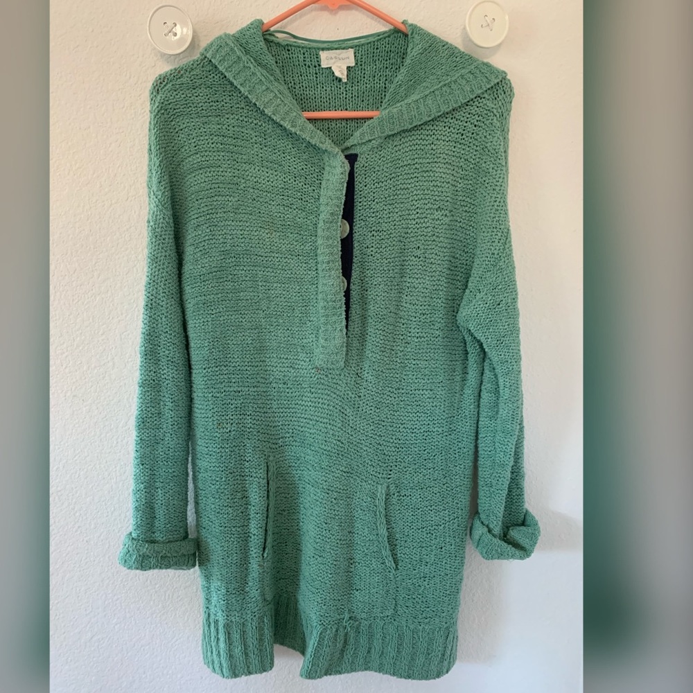 Long pullover sweater